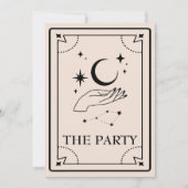 Tarot Mystic Fortune Bachelorette Party Invitation (Front)