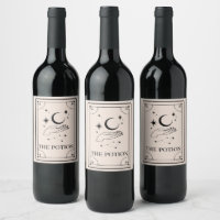 Tarot Mystic Fortune Wine Label