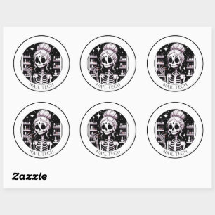 Tarot Nail Tech Product Classic Round Sticker