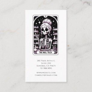 Tarot Nail Technician Business & Appointment Card