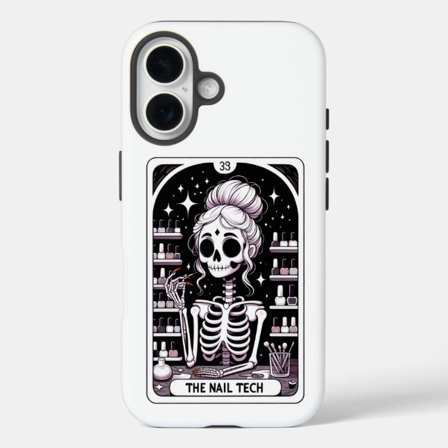 Tarot Nail Technician Business Card Case-Mate iPho Case-Mate iPhone Case (Back)