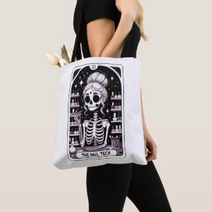 Tarot Nail Technician Business Card Tote Bag