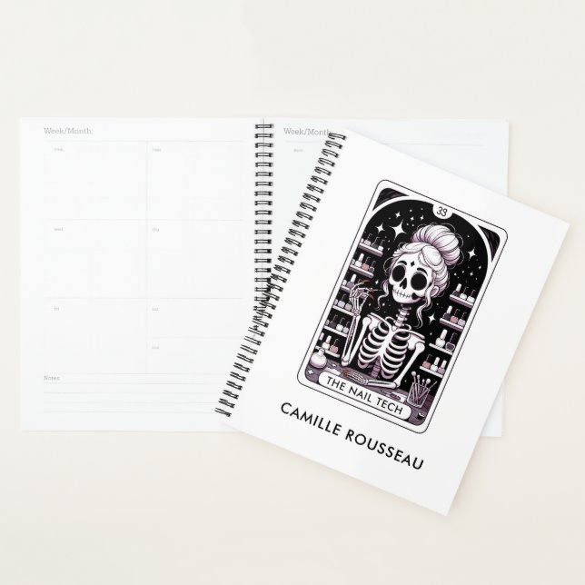 Tarot Nail Technician Personalized Business Planner (Display)