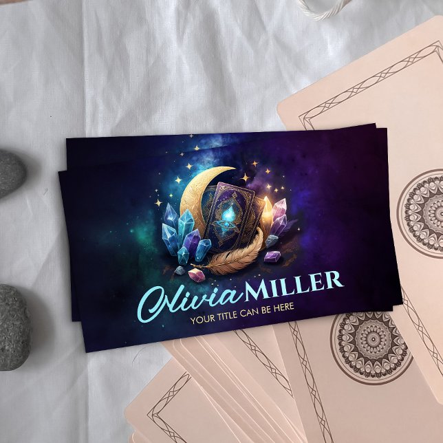 Tarot / Oracle cards with moon and Crystals (Creator Uploaded)