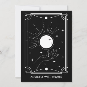 Tarot Predictions & Advice Bridal Shower Card