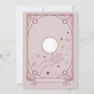 Tarot Predictions & Advice Card Pink