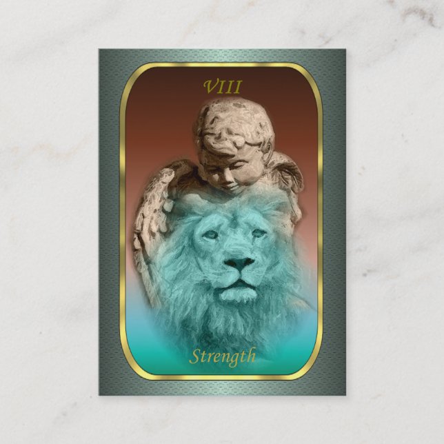 Tarot Profile Cards - Strength (Front)