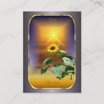 Tarot Profile Cards - The Sun by WitchysCauldron at Zazzle