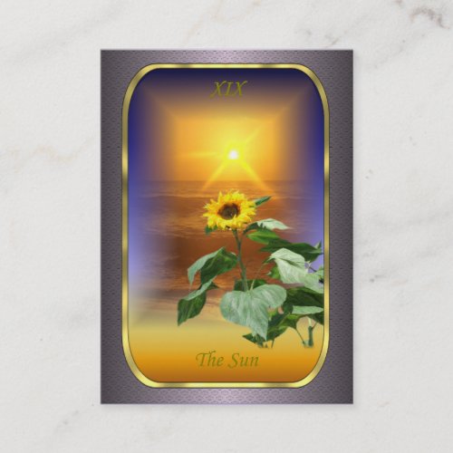 Tarot Profile Cards _ The Sun