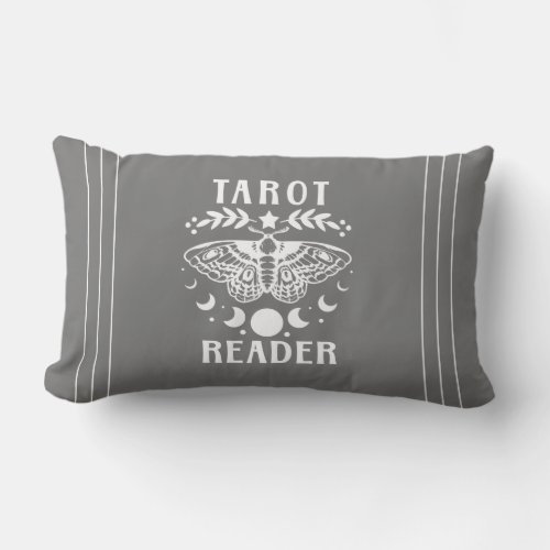 Tarot Reader Moon Phase Galaxy Stars Throw Pillow