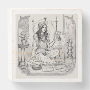 Tarot Reader Wood Box Sign