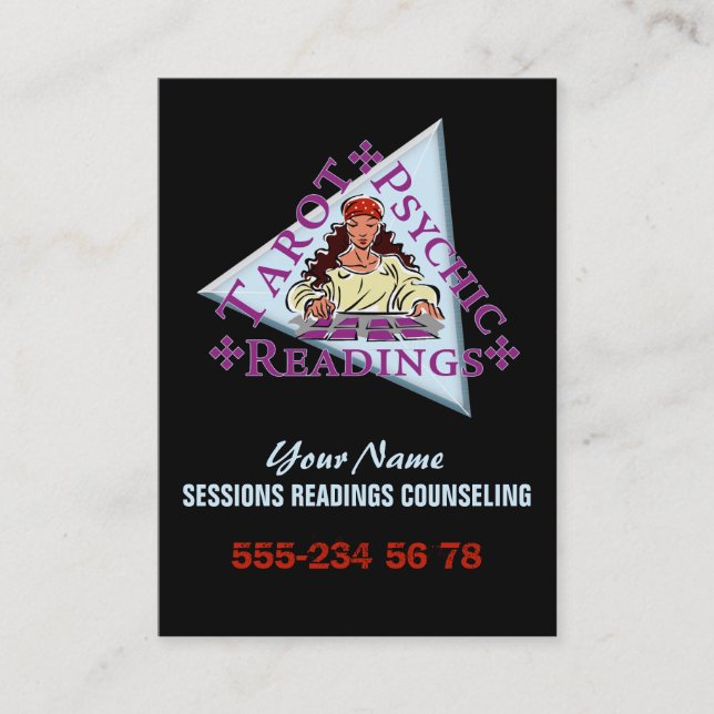 Tarot Reading - Business Card (Front)