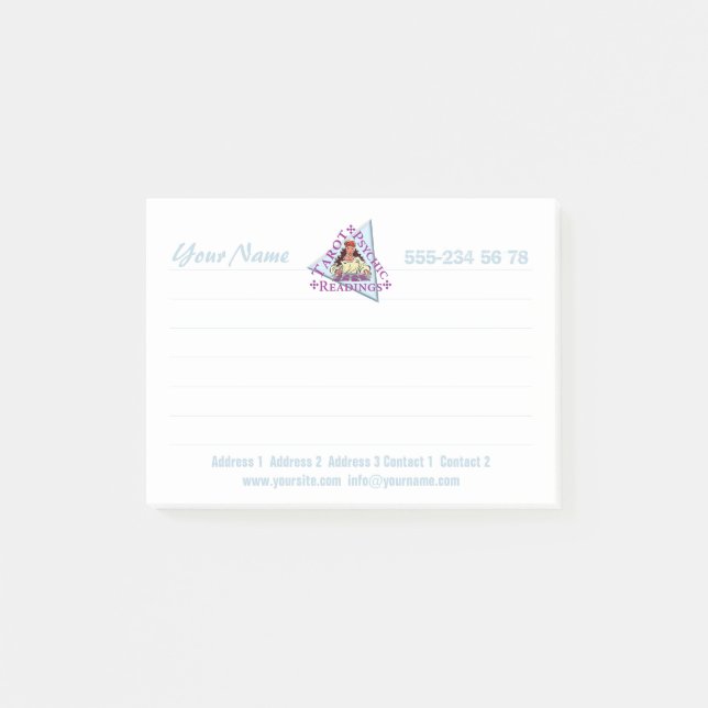 Tarot Reading - PostIt Notes (Front)