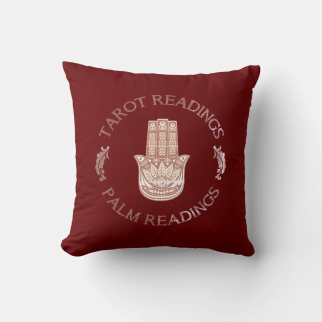 TAROT READINGS THROW PILLOW (Front)