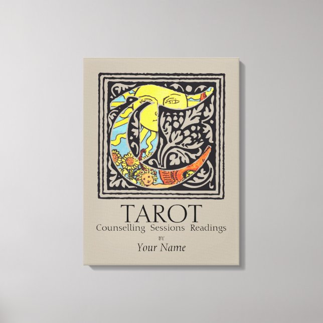 TAROT Sessions, Counselling, - Wrapped Canvas Print (Front)