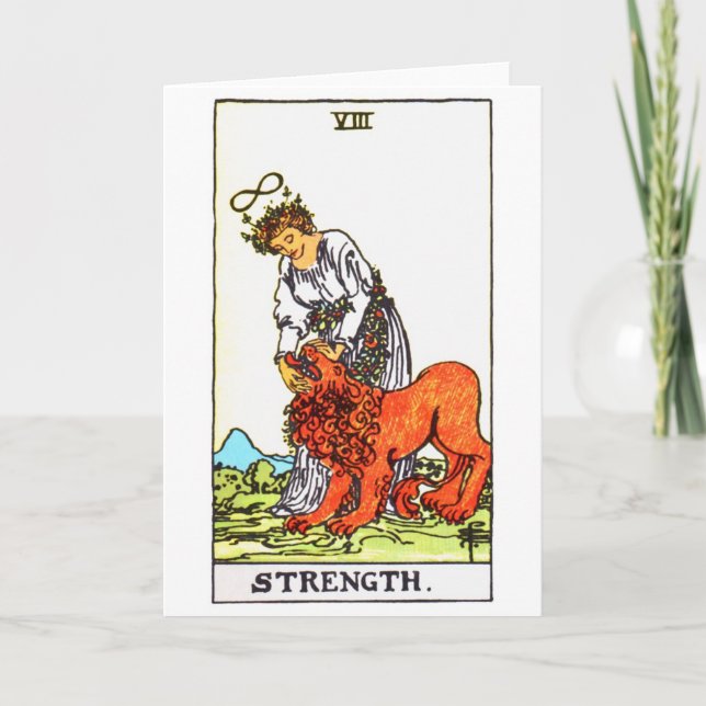 tarot-strength card (Front)