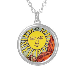 Tarot Sun Card Necklace