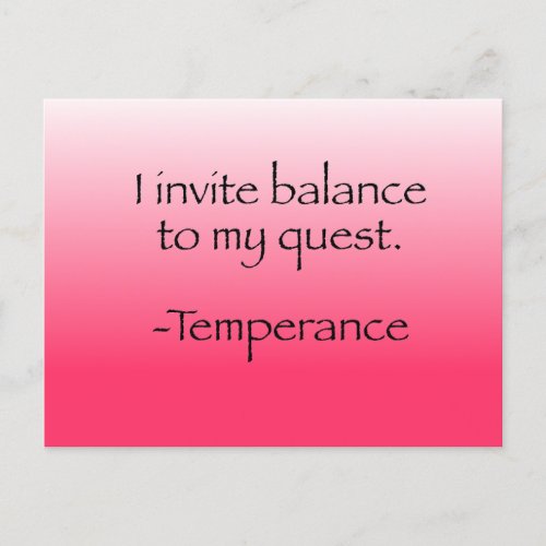 Tarot_Temperance Postcard