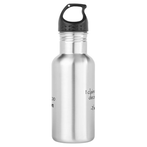 Tarot_The Chariot Stainless Steel Water Bottle