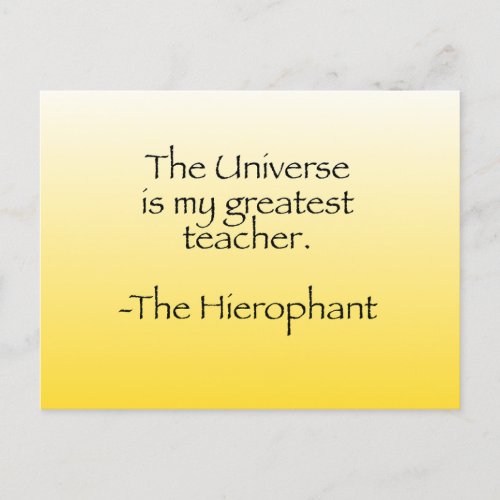 Tarot_The Hierophant Postcard