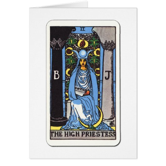 Tarot The High Priestess (Front)