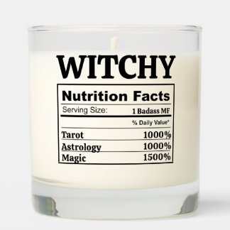 Tarot Witch Astrology Lovers Feminist Magic Scented Candle