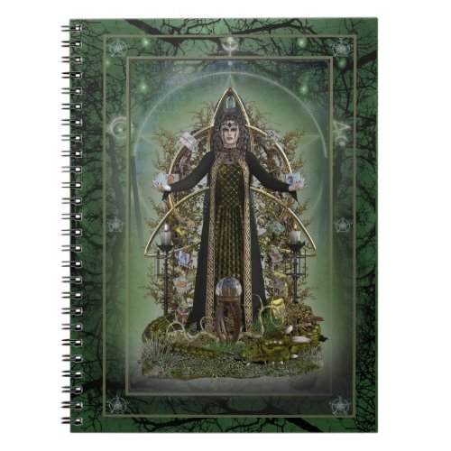 Tarot Witch  Spellbook Notebook