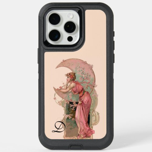TAROTS LADY OF THE MOONFLOWERS IN PINK MONOGRAM iPhone 15 PRO MAX CASE