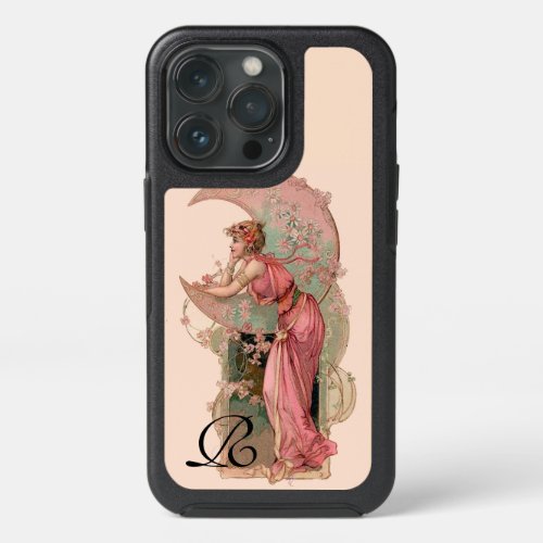 TAROTS LADY OF THE MOONFLOWERS IN PINK MONOGRAM iPhone 13 PRO CASE