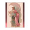 TAROTS / LADY OF THE MOON WITH FLOWERS IN PINK