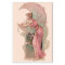 TAROTS/ LADY OF THE MOON WITH FLOWERS IN PINK