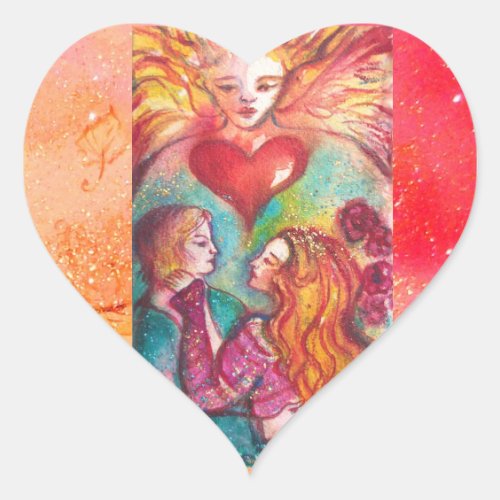 TAROTS LOST SHADOWSLOVERS Valentines Day Heart Heart Sticker
