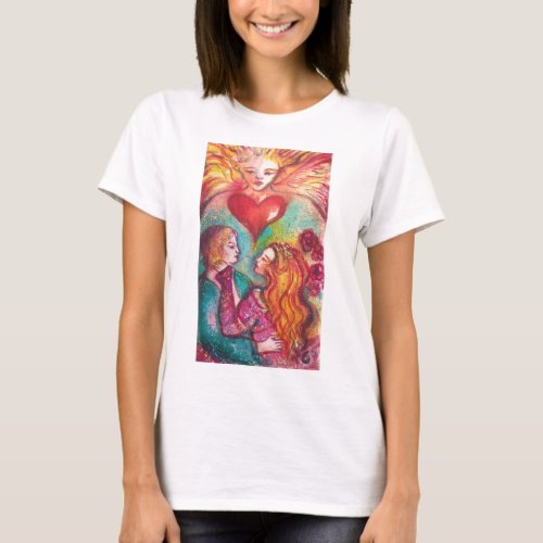 TAROTS OF LOST SHADOWS  LOVERS Valentines Day T_Shirt