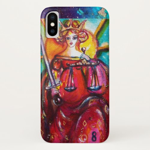 TAROTS OF THE LOST SHADOWS  JUSTICE iPhone X CASE