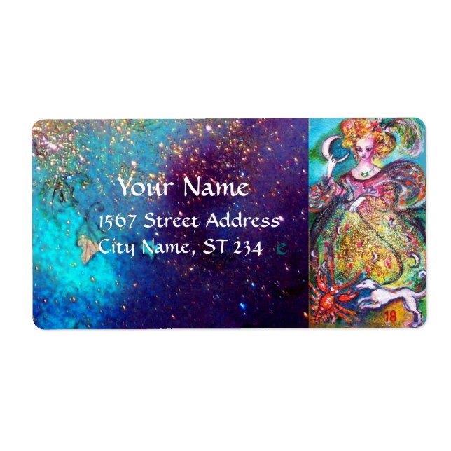 TAROTS OF THE LOST SHADOWS / MOON LADY IN BLUE LABEL (Front)