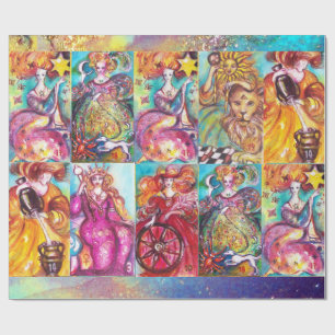 TAROTS OF THE LOST SHADOWS /STAR,MOON,SUN,EMPRESS WRAPPING PAPER