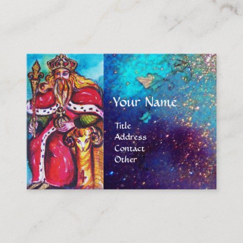 TAROTS OF THE LOST SHADOWS  THE EMPEROR BUSINESS CARD