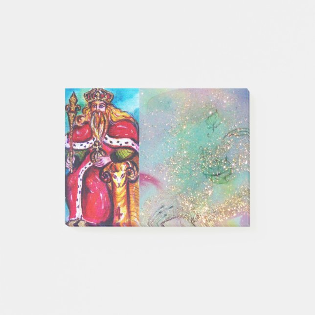 TAROTS OF THE LOST SHADOWS /THE EMPEROR POST-IT NOTES (Front)