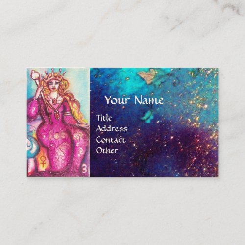 TAROTS OF THE LOST SHADOWS  THE EMPRESS BUSINESS CARD