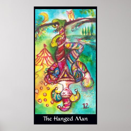 TAROTS OF THE LOST SHADOWS THE HANGED MAN POSTER