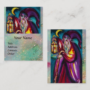TAROTS OF THE LOST SHADOWS / THE HERMIT BUSINESS CARD