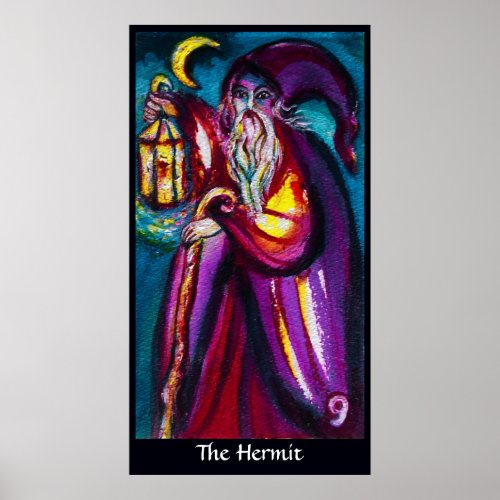 TAROTS OF THE LOST SHADOWS THE HERMIT POSTER