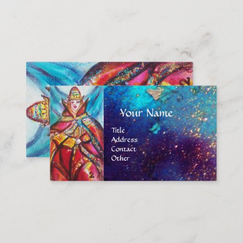 TAROTS OF THE LOST SHADOWS  THE HIGH PRIESTESS BUSINESS CARD