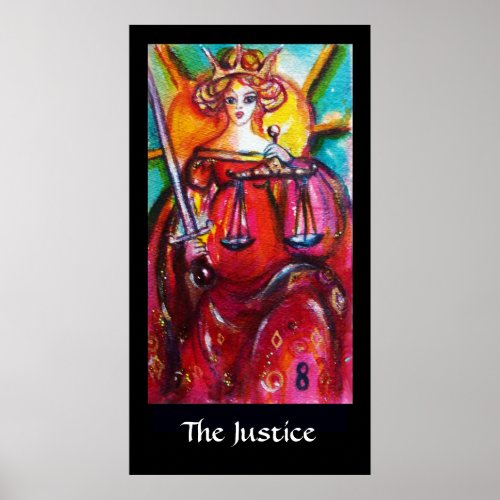 TAROTS OF THE LOST SHADOWS THE JUSTICE POSTER