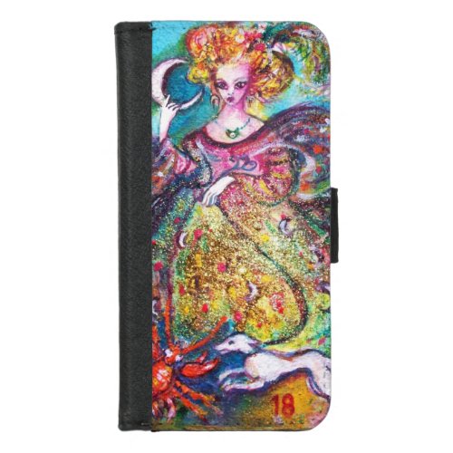 TAROTS OF THE LOST SHADOWS THE MOON LADY iPhone 87 WALLET CASE