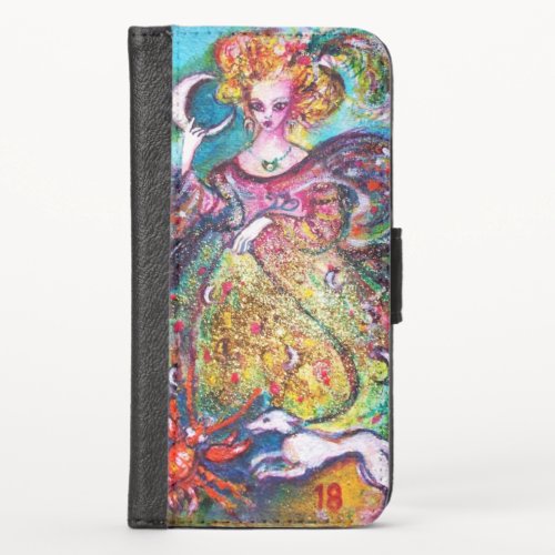 TAROTS OF THE LOST SHADOWS THE MOON LADY iPhone X WALLET CASE