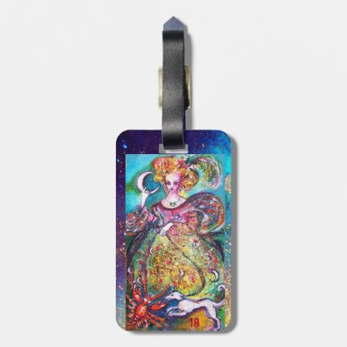 TAROTS OF THE LOST SHADOWS  THE MOON LADY LUGGAGE TAG