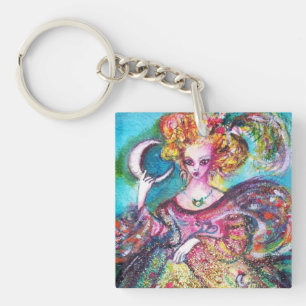 TAROTS OF THE LOST SHADOWS /THE MOON LADY Monogram Keychain
