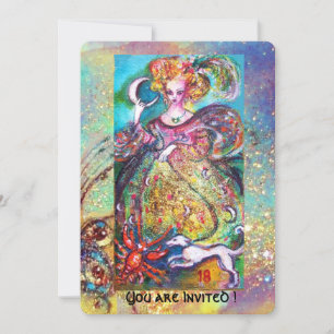 TAROTS OF THE LOST SHADOWS / THE MOON LADY ,Pearl Invitation