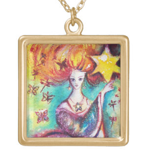 TAROTS OF THE LOST SHADOWS / THE STAR GOLD PLATED NECKLACE